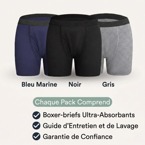 Sérénis Boxer pour homme ultra-absorbant contre l’incontinence